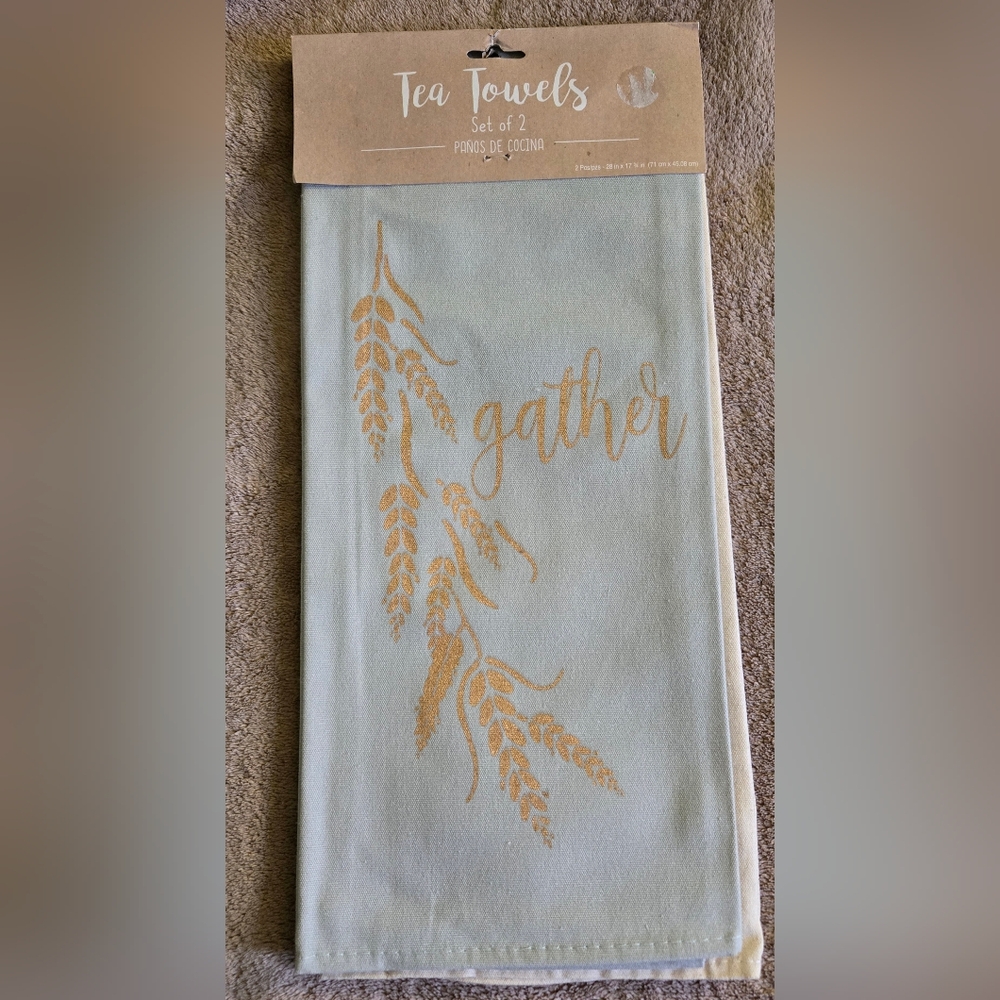 NEW SET OF 2 TEA TOWELS